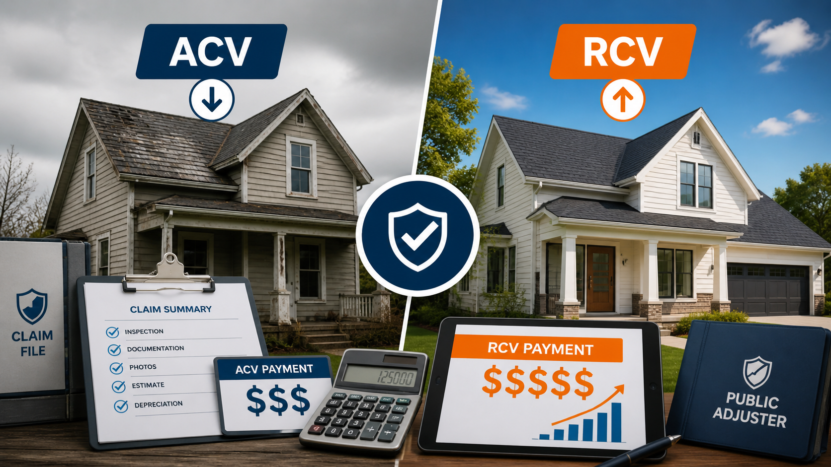 ACV vs. RCV Payments: A Public Adjuster's Guide to Tracking What Your Clients Are Owed - Claim Mosaic Public Adjuster Software Blog